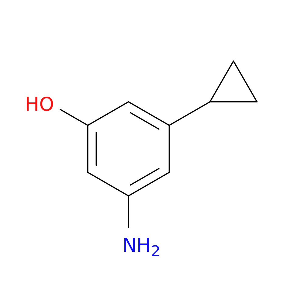 3-amino-5-cyclopropylphenol