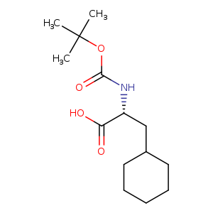 Cyclohexanepropanoic acid, α-[[(1,1-dimethylethoxy)carbonyl]amino]-, (αR)-