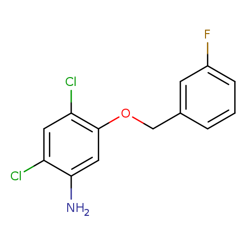 2,4-Dichloro-5-((3-fluorobenzyl)oxy)aniline