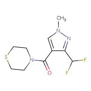 4-[3-(difluoromethyl)-1-methyl-1H-pyrazole-4-carbonyl]thiomorpholine
