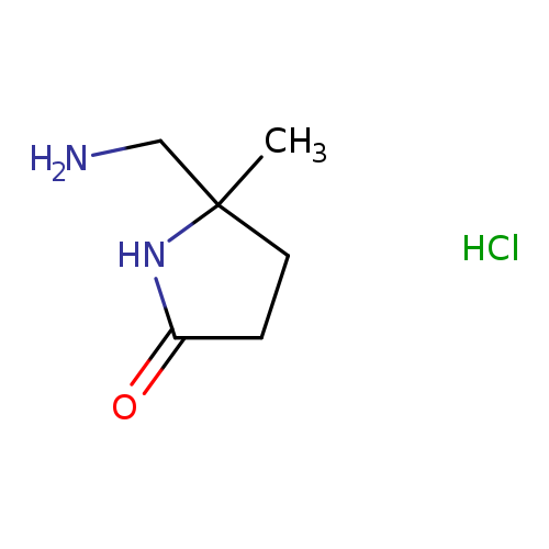 5-(aminomethyl)-5-methylpyrrolidin-2-one hydrochloride