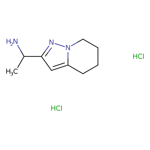 1-{4H,5H,6H,7H-pyrazolo[1,5-a]pyridin-2-yl}ethan-1-amine dihydrochloride
