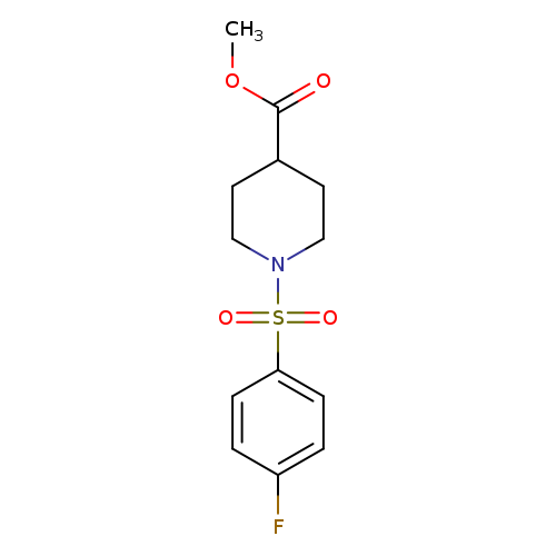 Methyl 1-((4-fluorophenyl)sulfonyl)piperidine-4-carboxylate