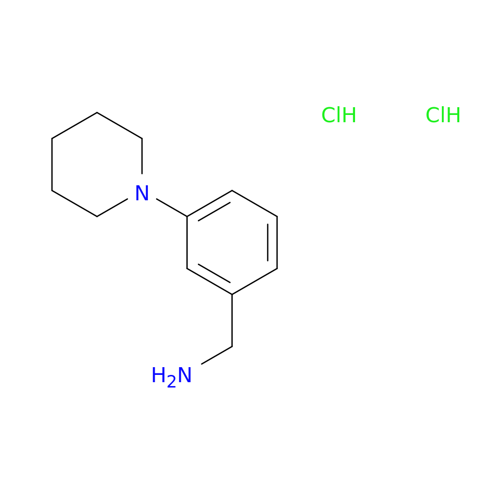 1-[3-(piperidin-1-yl)phenyl]methanamine dihydrochloride