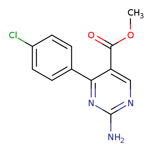 Methyl 2-amino-4-(4-chlorophenyl)pyrimidine-5-carboxylate