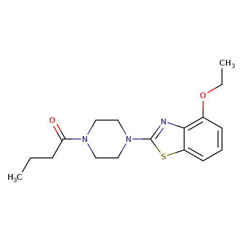1-[4-(4-ethoxy-1,3-benzothiazol-2-yl)piperazin-1-yl]butan-1-one