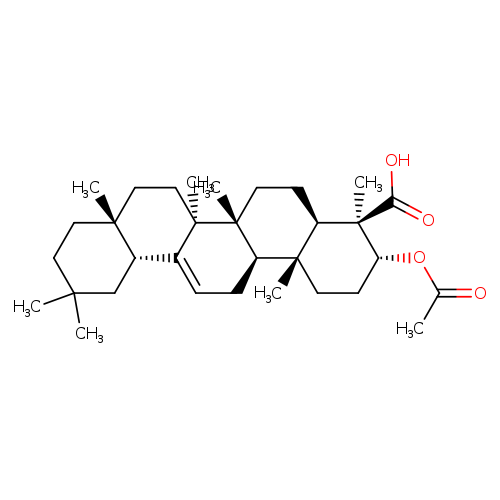 (3alpha,4beta)-3-(Acetyloxy)olean-12-en-23-oic acid