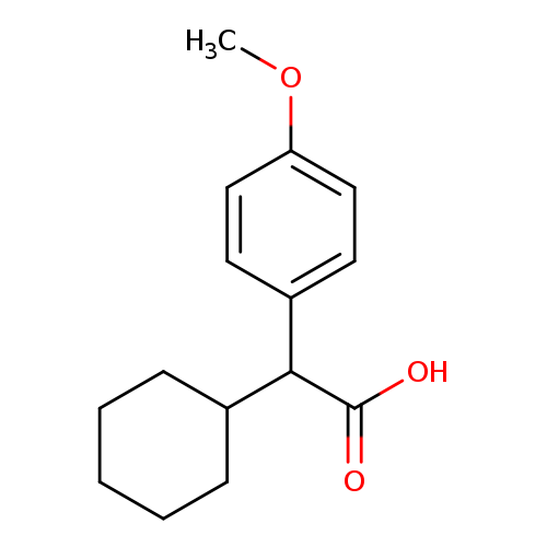 2-cyclohexyl-2-(4-methoxyphenyl)acetic acid