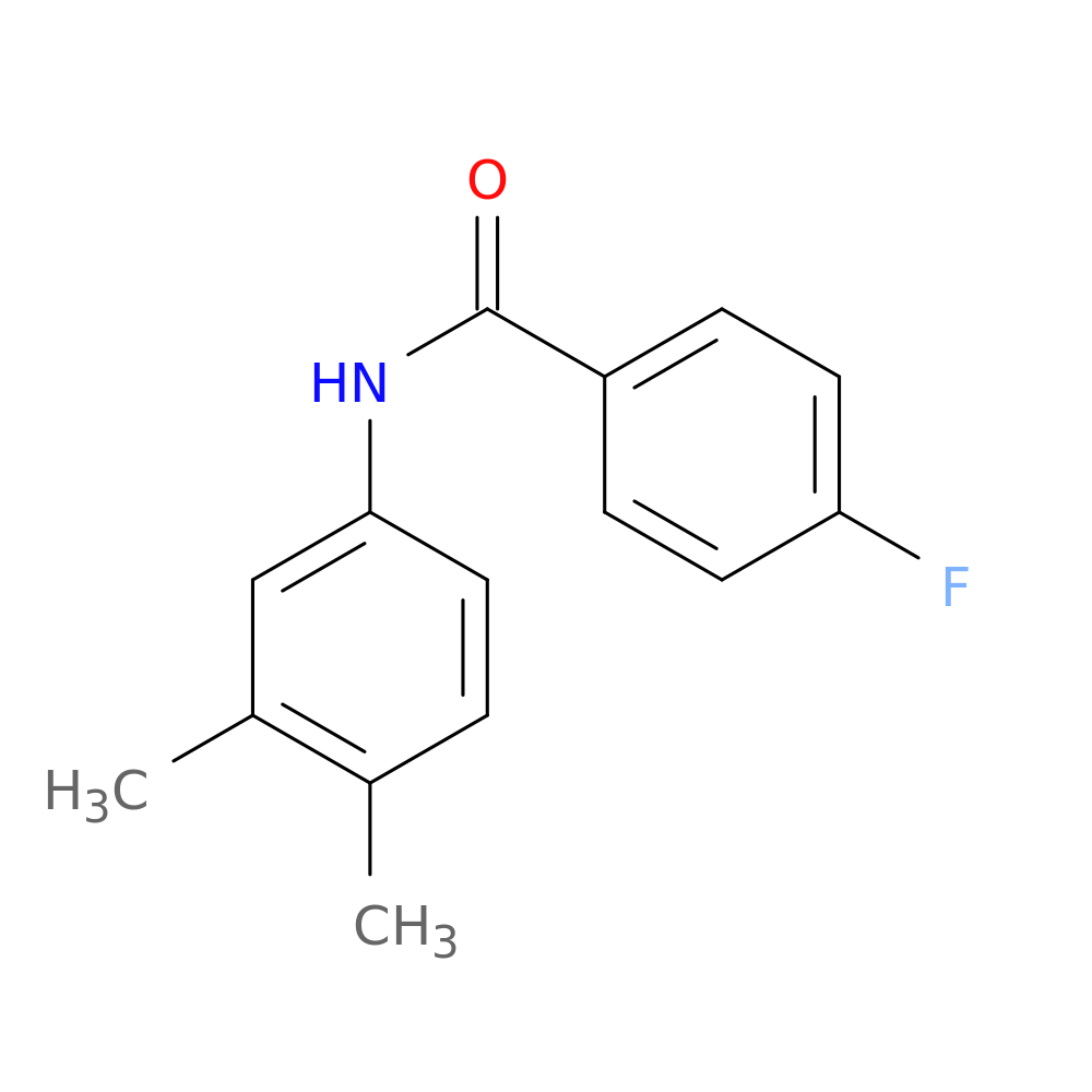N-(3,4-dimethylphenyl)-4-fluorobenzamide