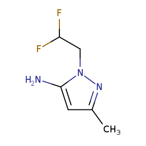 1-(2,2-difluoroethyl)-3-methyl-1H-pyrazol-5-amine