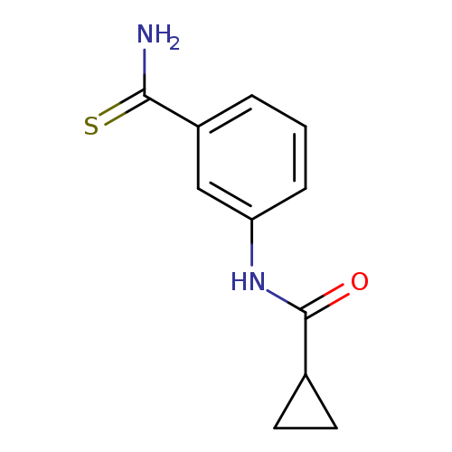 N-[3-(Aminocarbonothioyl)phenyl]cyclopropanecarboxamide