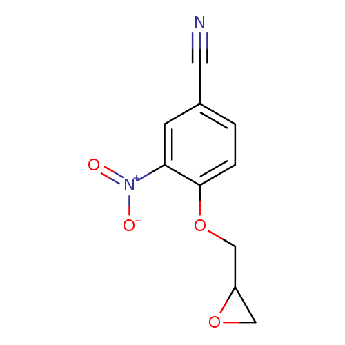 3-nitro-4-(oxiran-2-ylmethoxy)benzonitrile