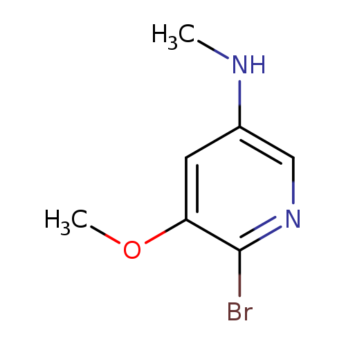 6-bromo-5-methoxy-N-methylpyridin-3-amine