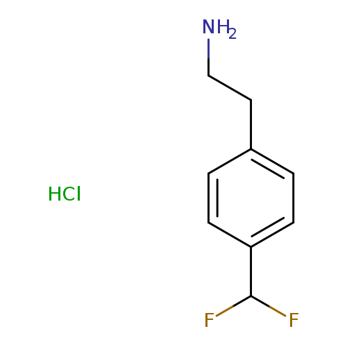 2-[4-(difluoromethyl)phenyl]ethan-1-aminehydrochloride