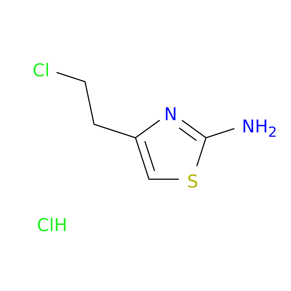 4-(2-chloroethyl)-1,3-thiazol-2-amine hydrochloride