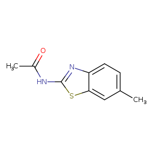 Acetamide, N-(6-methyl-2-benzothiazolyl)- (8CI,9CI)