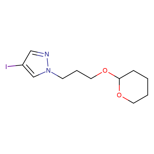 4-Iodo-1-[3-(tetrahydro-pyran-2-yloxy)-propyl]-1H-pyrazole