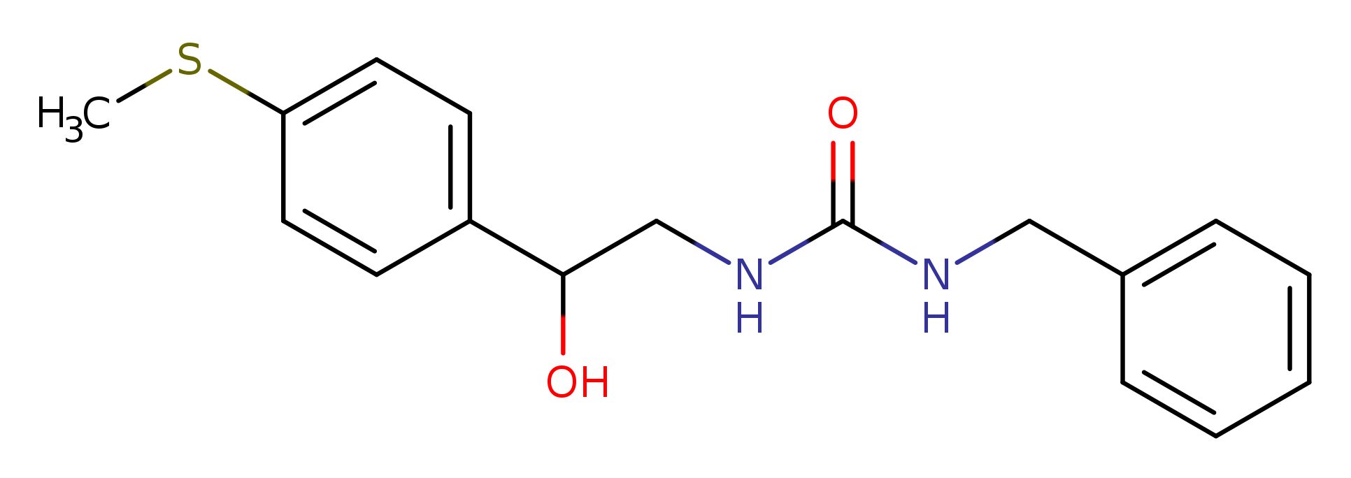 1-benzyl-3-{2-hydroxy-2-[4-(methylsulfanyl)phenyl]ethyl}urea