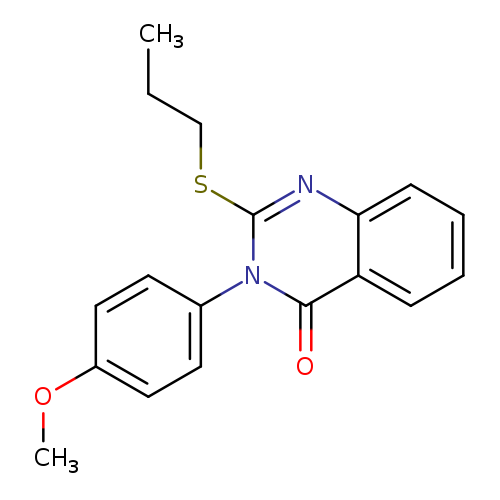 3-(4-methoxyphenyl)-2-(propylsulfanyl)-4(3H)-quinazolinone