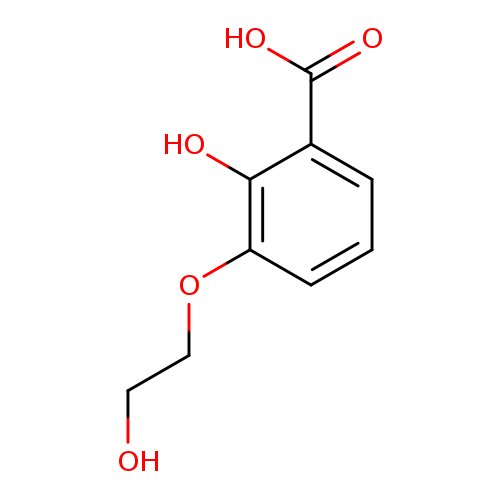 2-Hydroxy-3-(2-hydroxyethoxy)benzoic acid