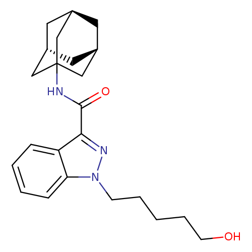 1-(5-hydroxypentyl)-N-tricyclo[3.3.1.13,7]dec-1-yl-1H-indazole-3-carboxamide