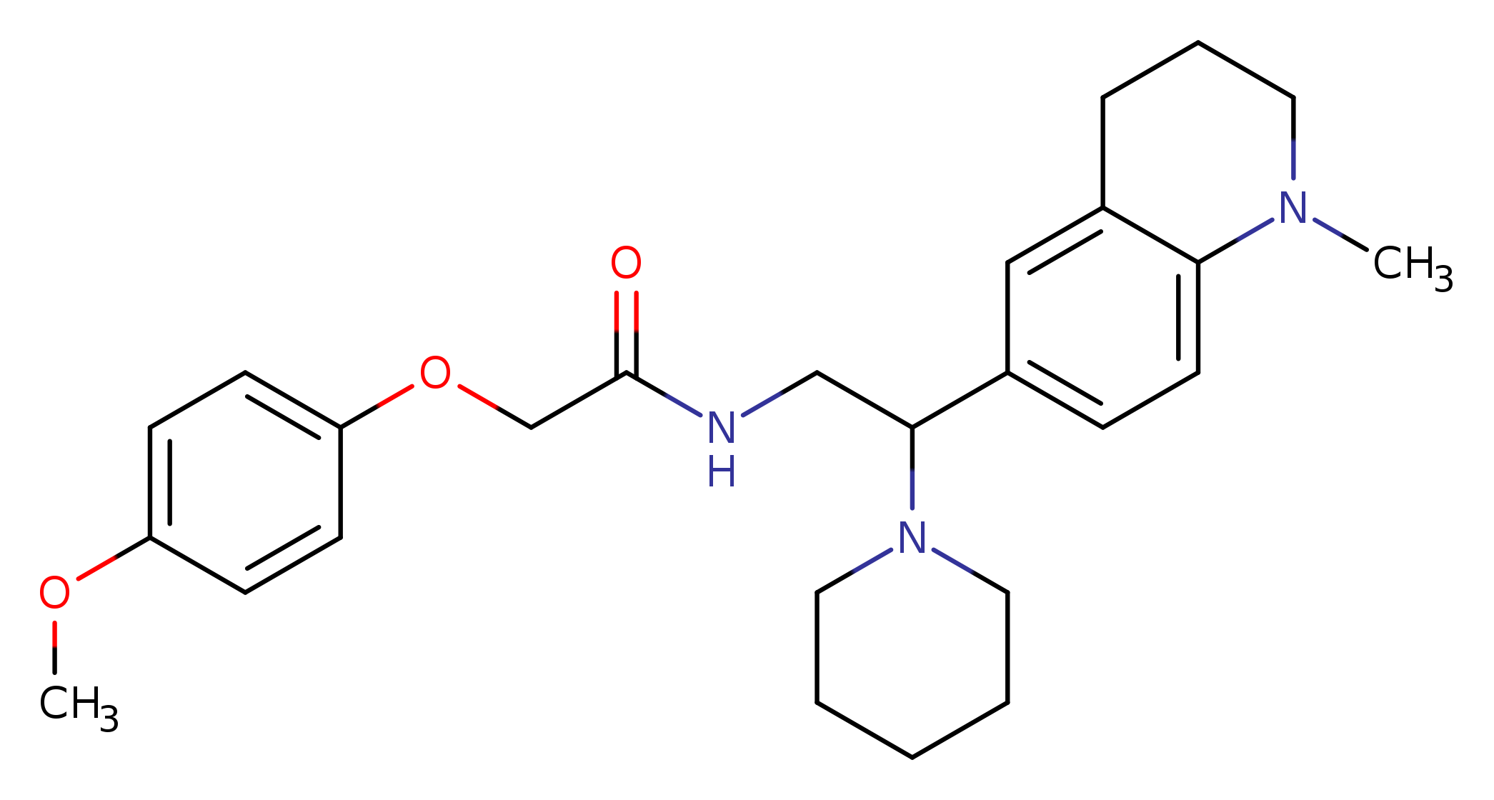 2-(4-methoxyphenoxy)-N-[2-(1-methyl-1,2,3,4-tetrahydroquinolin-6-yl)-2-(piperidin-1-yl)ethyl]acetamide