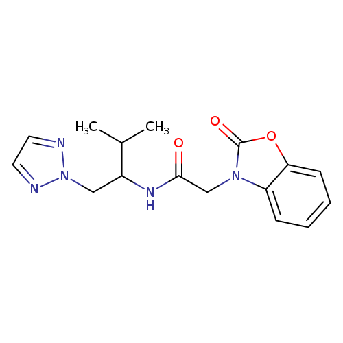 N-[3-methyl-1-(2H-1,2,3-triazol-2-yl)butan-2-yl]-2-(2-oxo-2,3-dihydro-1,3-benzoxazol-3-yl)acetamide