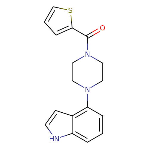 4-[4-(thiophene-2-carbonyl)piperazin-1-yl]-1H-indole