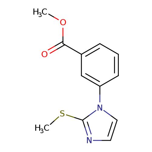 methyl 3-[2-(methylsulfanyl)-1H-imidazol-1-yl]benzoate