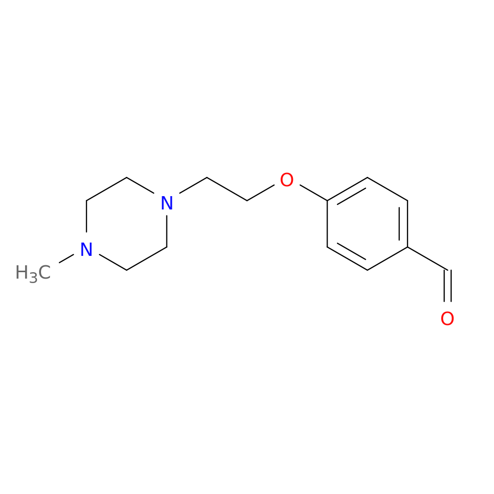 4-(2-(4-Methylpiperazin-1-yl)ethoxy)benzaldehyde