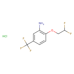 2-(2,2-difluoroethoxy)-5-(trifluoromethyl)aniline hydrochloride