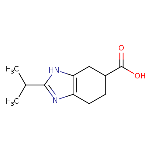 2-(propan-2-yl)-4,5,6,7-tetrahydro-1H-1,3-benzodiazole-6-carboxylic acid