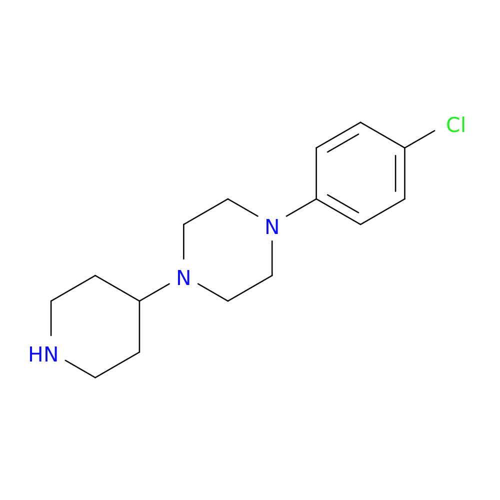 1-(4-chlorophenyl)-4-(piperidin-4-yl)piperazine