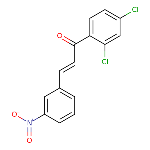 (2E)-1-(2,4-dichlorophenyl)-3-(3-nitrophenyl)prop-2-en-1-one