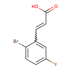 (E)-3-(2-Bromo-5-Fluorophenyl)Acrylic Acid