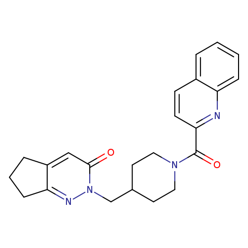2-{[1-(quinoline-2-carbonyl)piperidin-4-yl]methyl}-2H,3H,5H,6H,7H-cyclopenta[c]pyridazin-3-one