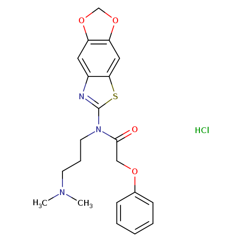 N-[3-(dimethylamino)propyl]-N-{4,6-dioxa-10-thia-12-azatricyclo[7.3.0.0^{3,7}]dodeca-1(9),2,7,11-tetraen-11-yl}-2-phenoxyacetamide hydrochloride