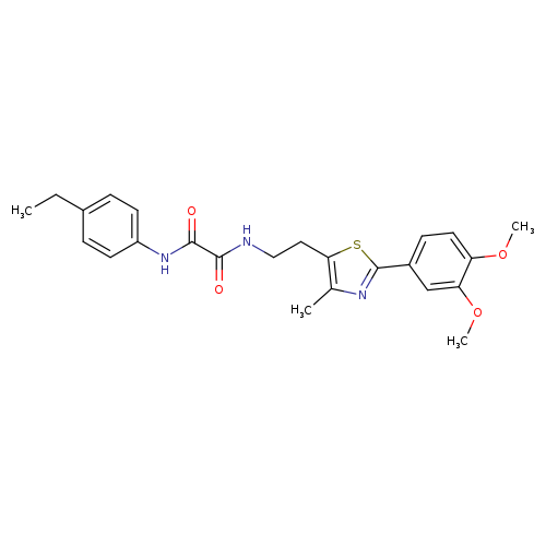 N-{2-[2-(3,4-dimethoxyphenyl)-4-methyl-1,3-thiazol-5-yl]ethyl}-N'-(4-ethylphenyl)ethanediamide