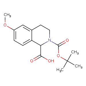 2-(tert-Butoxycarbonyl)-6-methoxy-1,2,3,4-tetrahydroisoquinoline-1-carboxylic acid
