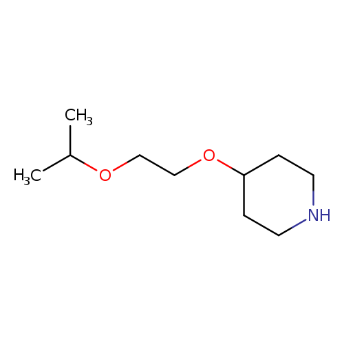 4-[2-(propan-2-yloxy)ethoxy]piperidine