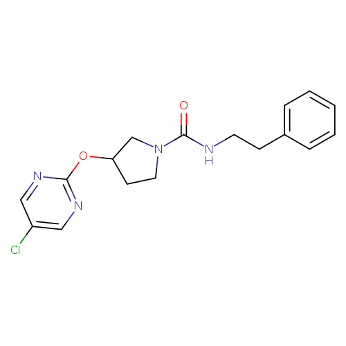 3-[(5-chloropyrimidin-2-yl)oxy]-N-(2-phenylethyl)pyrrolidine-1-carboxamide
