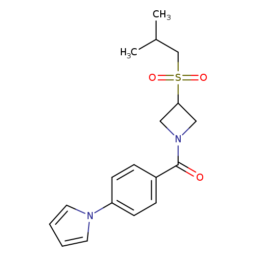 1-{4-[3-(2-methylpropanesulfonyl)azetidine-1-carbonyl]phenyl}-1H-pyrrole