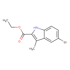 1H-Indole-2-carboxylic acid, 5-bromo-3-methyl-, ethyl ester