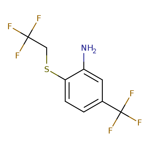2-[(2,2,2-Trifluoroethyl)sulfanyl]-5-(trifluoromethyl)aniline
