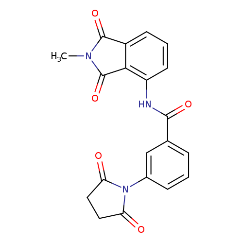 3-(2,5-dioxopyrrolidin-1-yl)-N-(2-methyl-1,3-dioxo-2,3-dihydro-1H-isoindol-4-yl)benzamide
