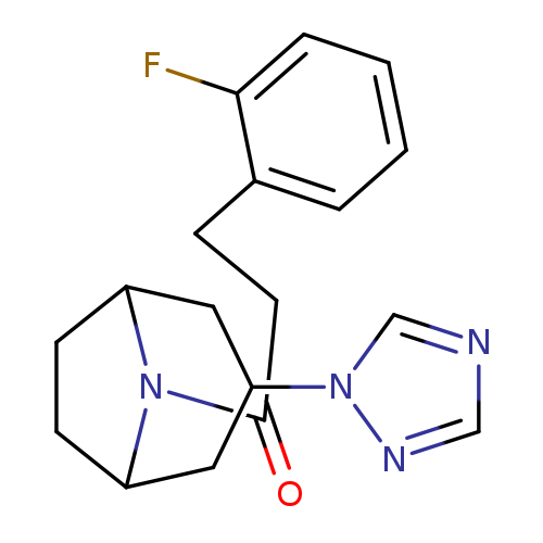 3-(2-fluorophenyl)-1-[3-(1H-1,2,4-triazol-1-yl)-8-azabicyclo[3.2.1]octan-8-yl]propan-1-one