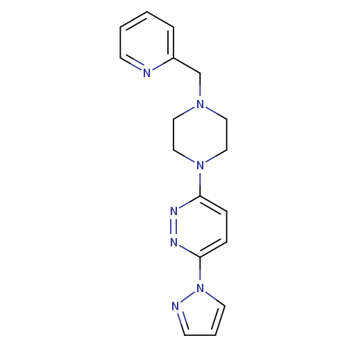 3-(1H-pyrazol-1-yl)-6-{4-[(pyridin-2-yl)methyl]piperazin-1-yl}pyridazine