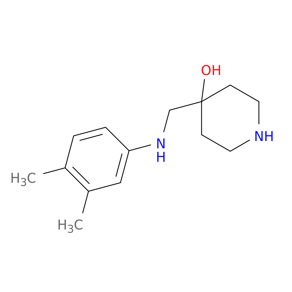 4-([(3,4-Dimethylphenyl)amino]methyl)piperidin-4-ol