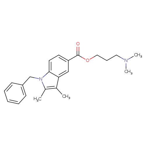 3-(dimethylamino)propyl 1-benzyl-2,3-dimethyl-1H-indole-5-carboxylate