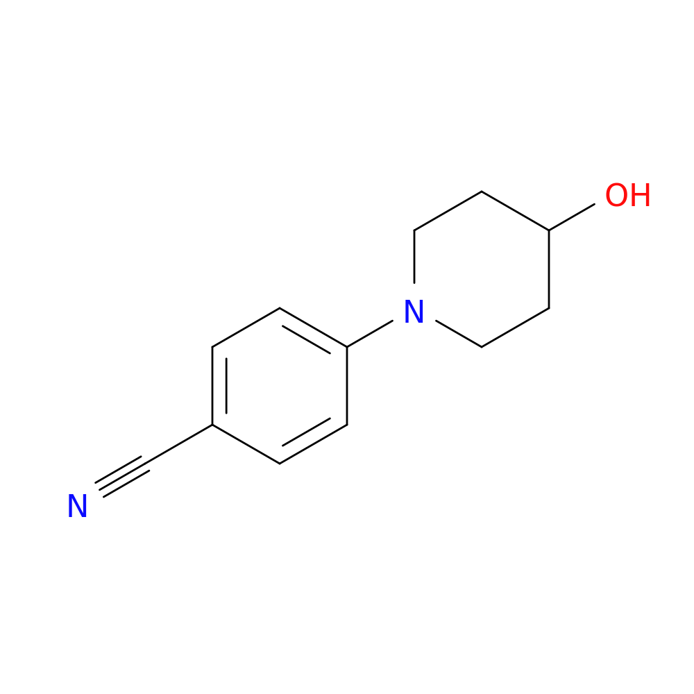 4-(4-Hydroxypiperidin-1-yl)benzonitrile
